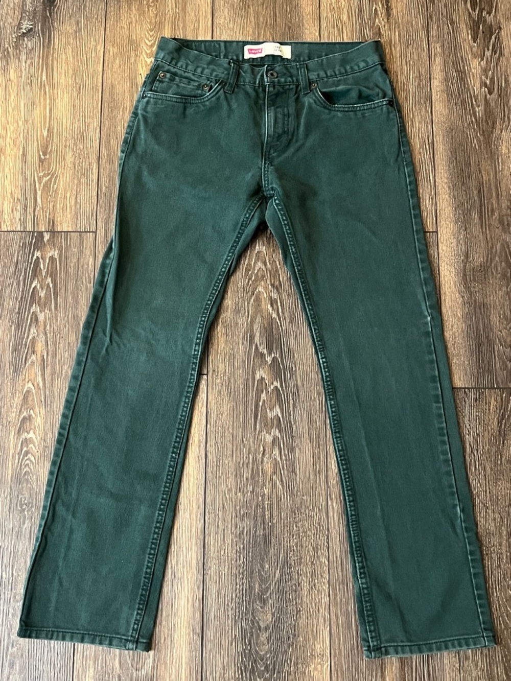 Levi 511 Slim Green Pants Womens Size 18 Regular (29x29)